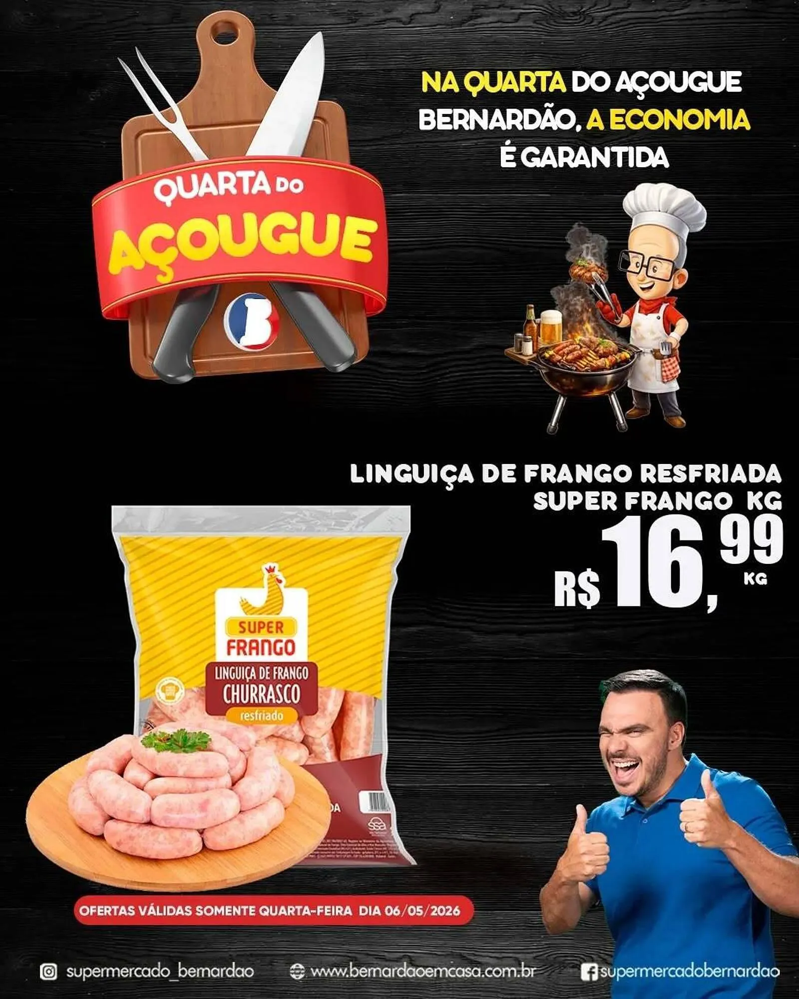 Encarte de Catálogo Supermercado Bernardão 6 de maio até 6 de maio 2026 - Pagina 1