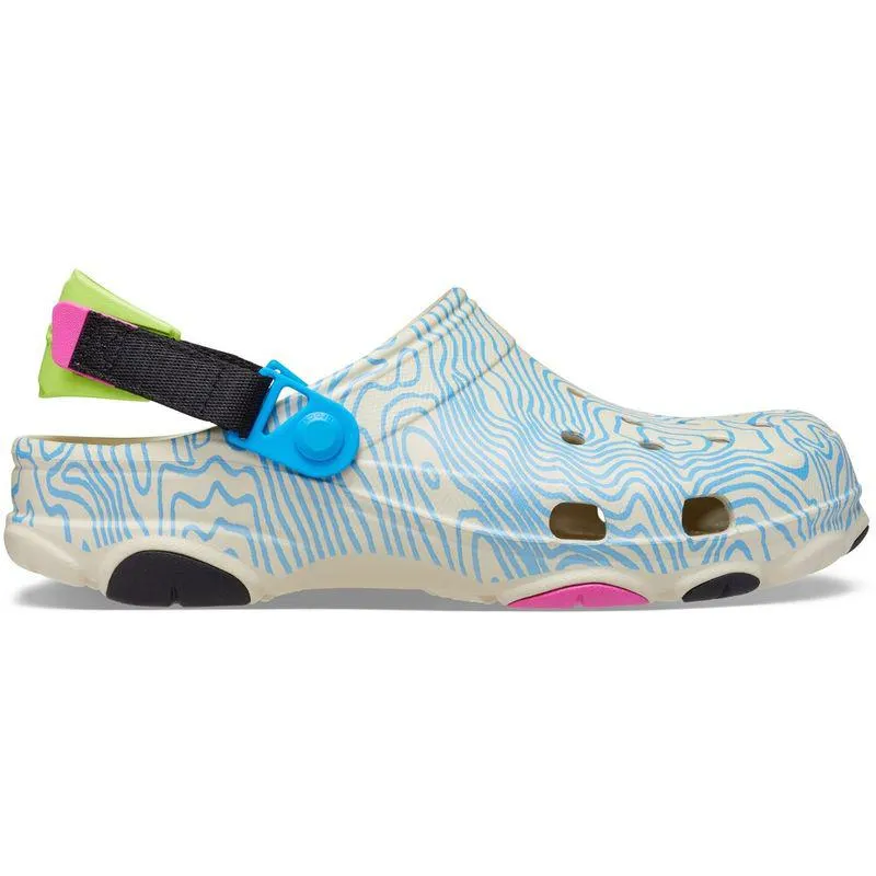 Sandália Crocs Classic All Terrain Topographic Clog BONE/MULTI