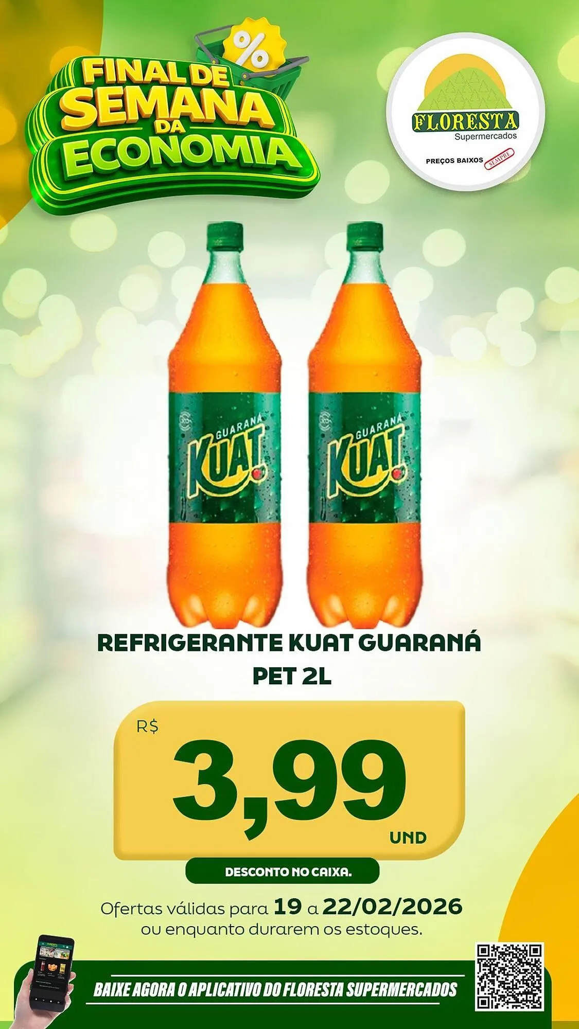 Encarte de Catálogo Floresta Supermercados 19 de fevereiro até 22 de fevereiro 2026 - Pagina 36