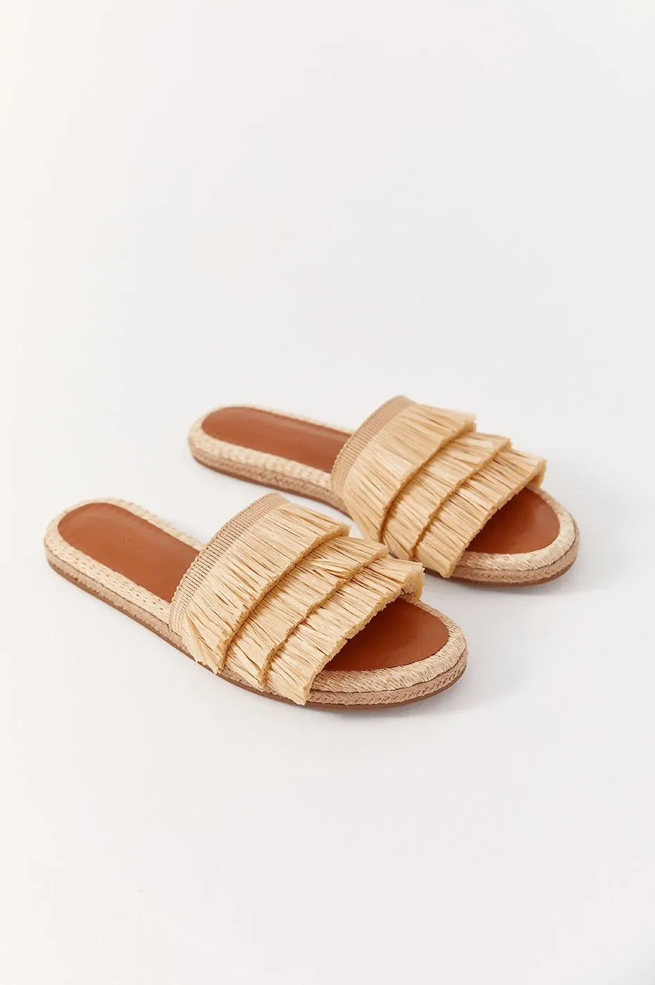 Rasteira Franjas Palha