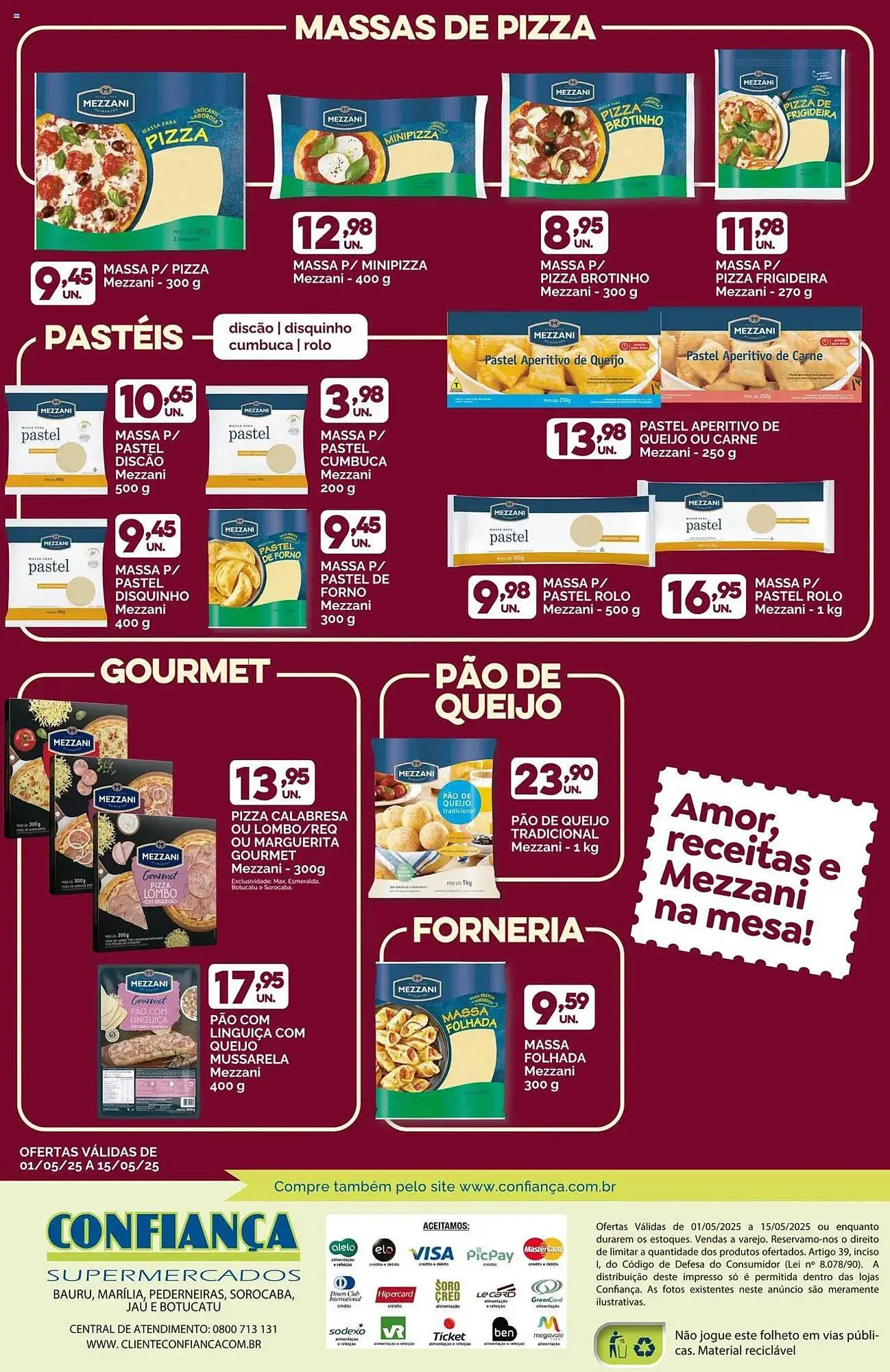 Encarte de Catálogo Confiança Supermercados 1 de maio até 15 de maio 2025 - Pagina 2