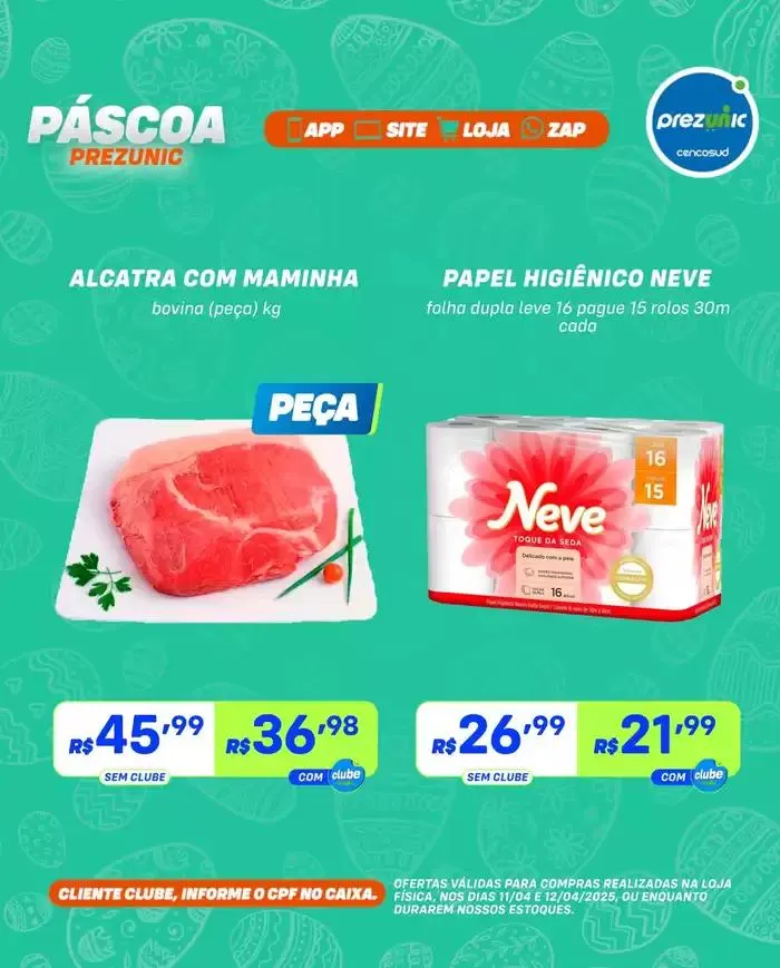 Encarte de Encarte Prezunic 11 de abril até 12 de abril 2025 - Pagina 3