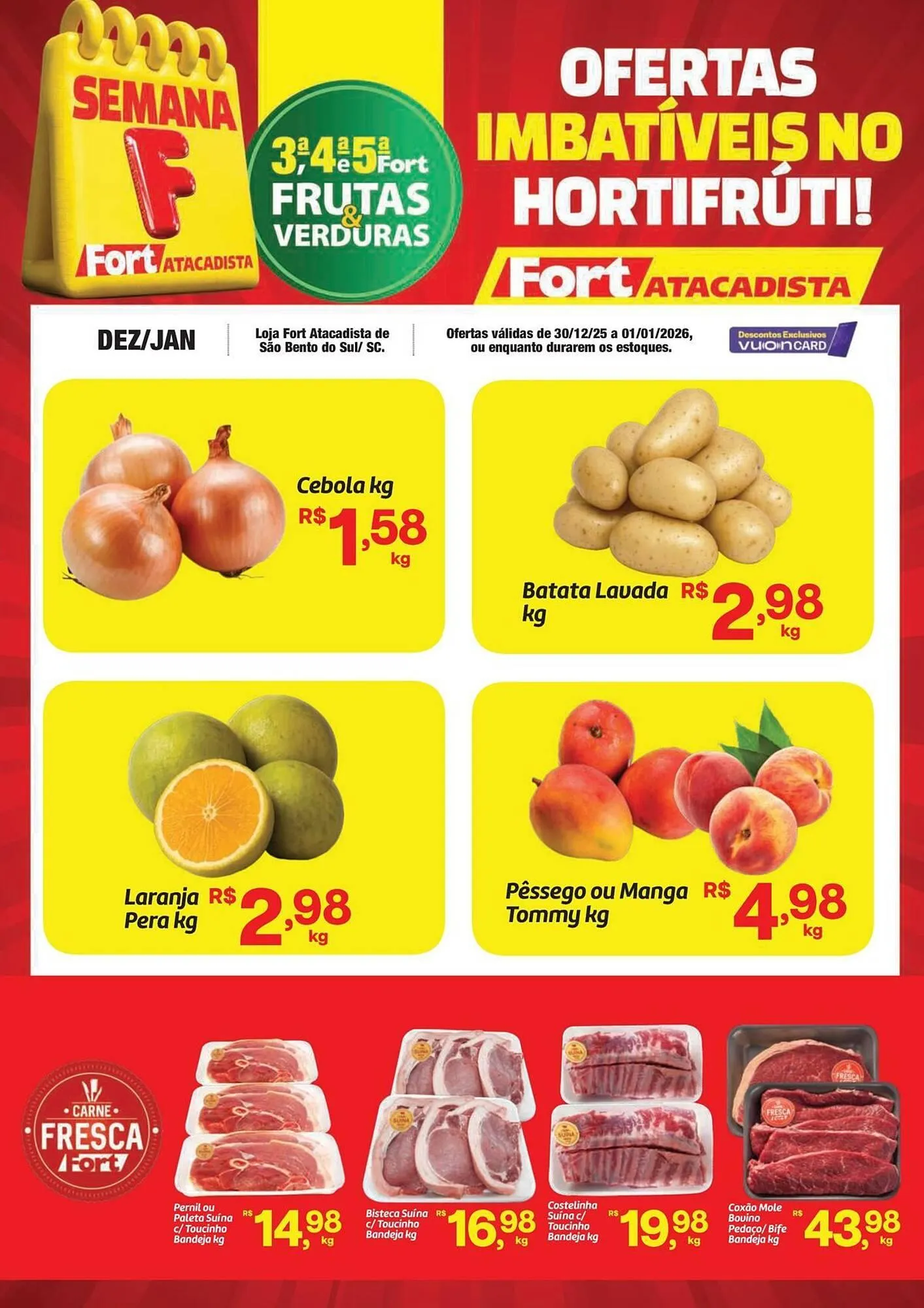 Encarte de Tabloide Fort Atacadista 30 de dezembro até 1 de janeiro 2026 - Pagina 1