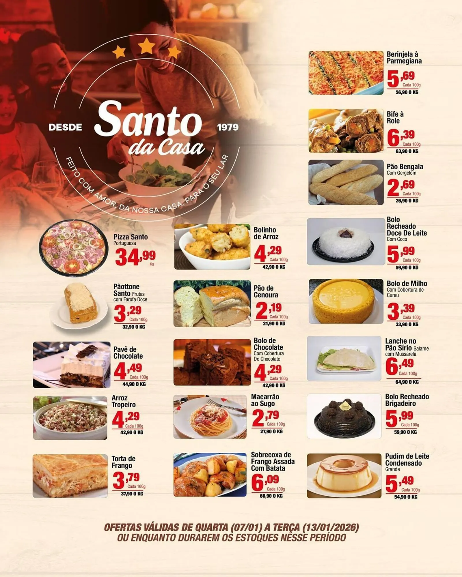 Encarte de Catálogo Santo Supermercados 7 de janeiro até 13 de janeiro 2026 - Pagina 1