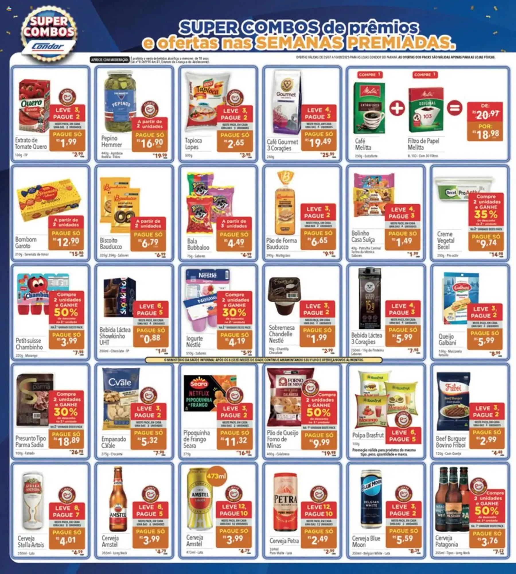 Encarte de Catálogo Supermercados Condor 25 de julho até 12 de agosto 2025 - Pagina 2