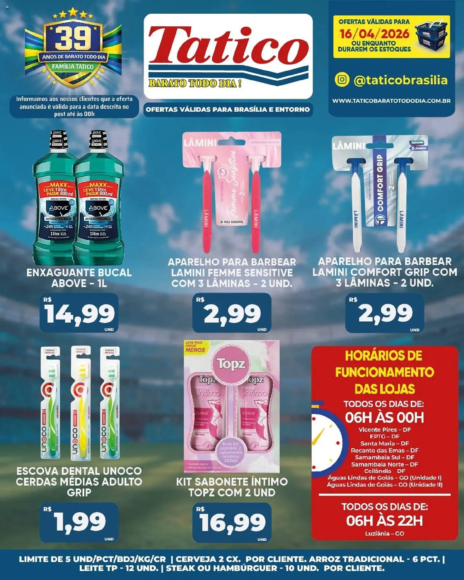 Encarte de Tabloide Tatico 16 de abril até 19 de abril 2026 - Pagina 27