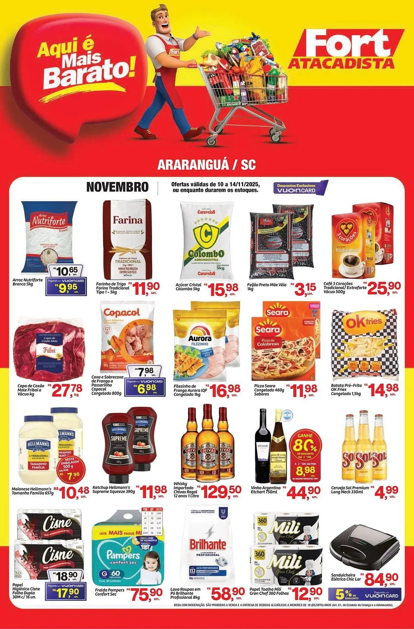 Encarte de Tabloide Fort Atacadista 10 de novembro até 14 de novembro 2025 - Pagina 1