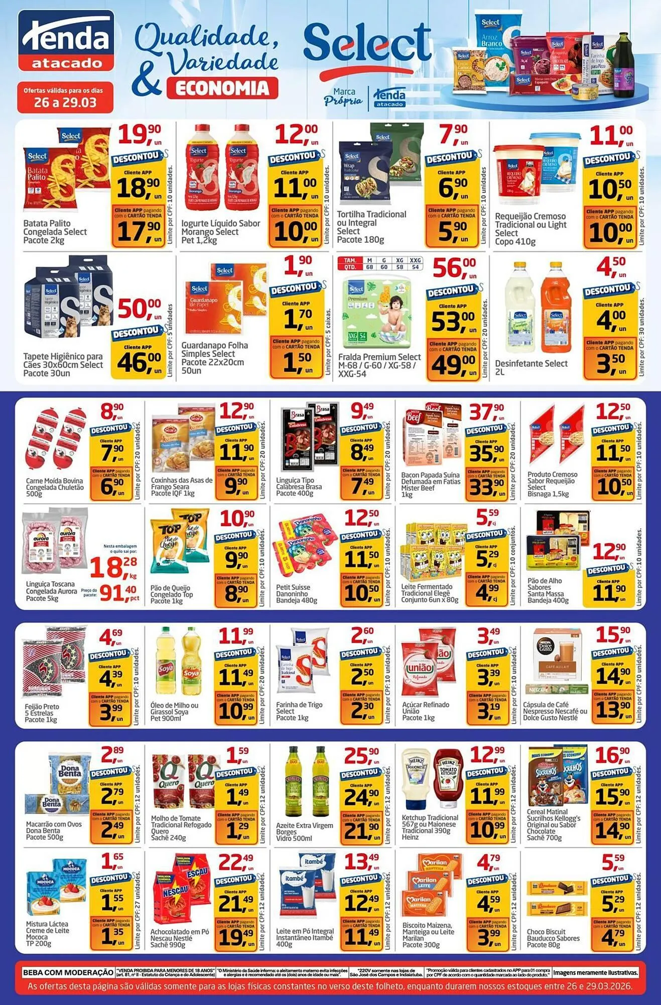 Encarte de Folheto Tenda Atacado 26 de março até 29 de março 2026 - Pagina 3