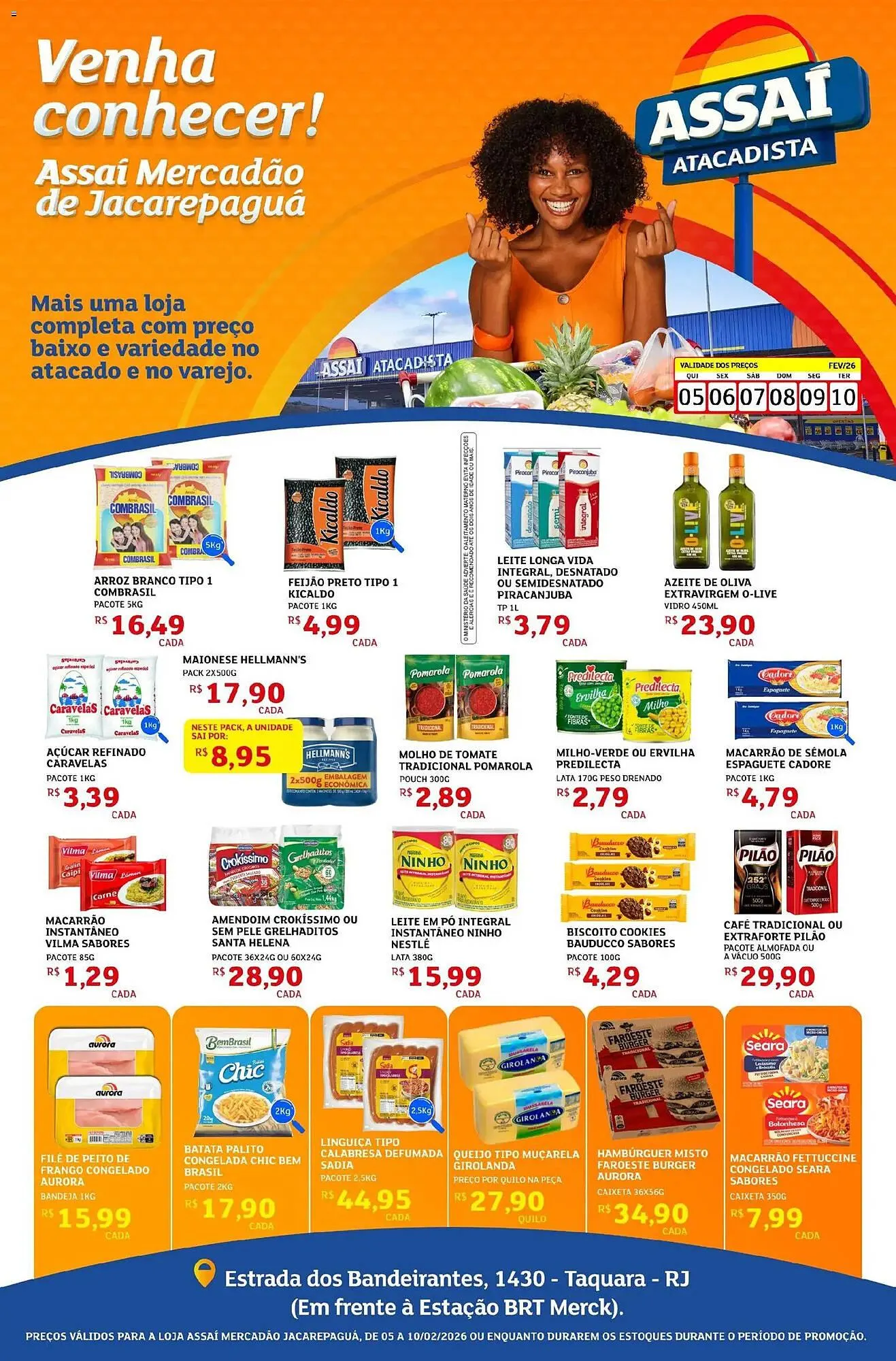 Encarte de Encarte Assaí Atacadista 5 de fevereiro até 10 de fevereiro 2026 - Pagina 1