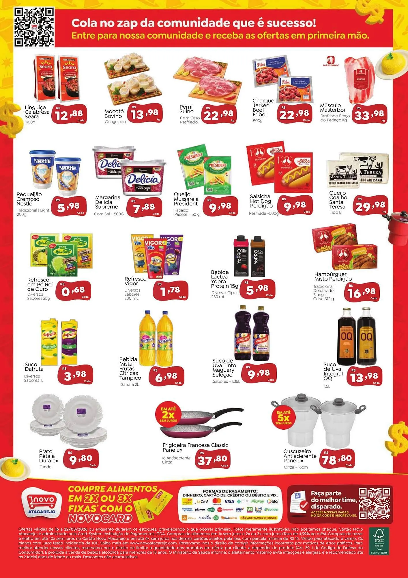 Encarte de Folheto Novo Atacarejo 16 de março até 22 de março 2026 - Pagina 2
