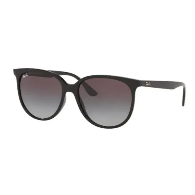 Óculos de sol Ray Ban, modelo RB4378L, cor Preto e Cinza Degradê, tamanho 54