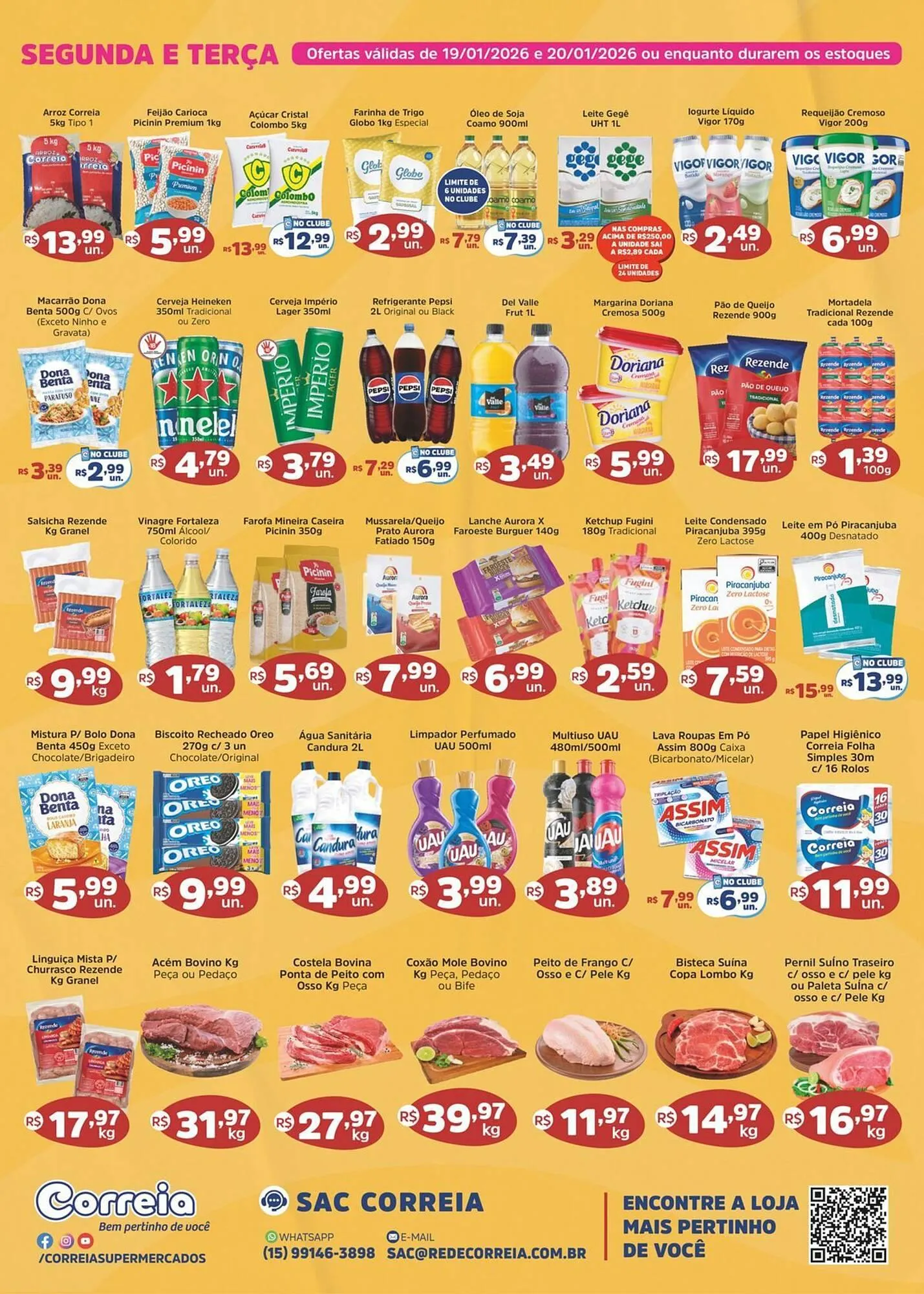 Encarte de Catálogo Supermercados Correia 16 de janeiro até 18 de janeiro 2026 - Pagina 2
