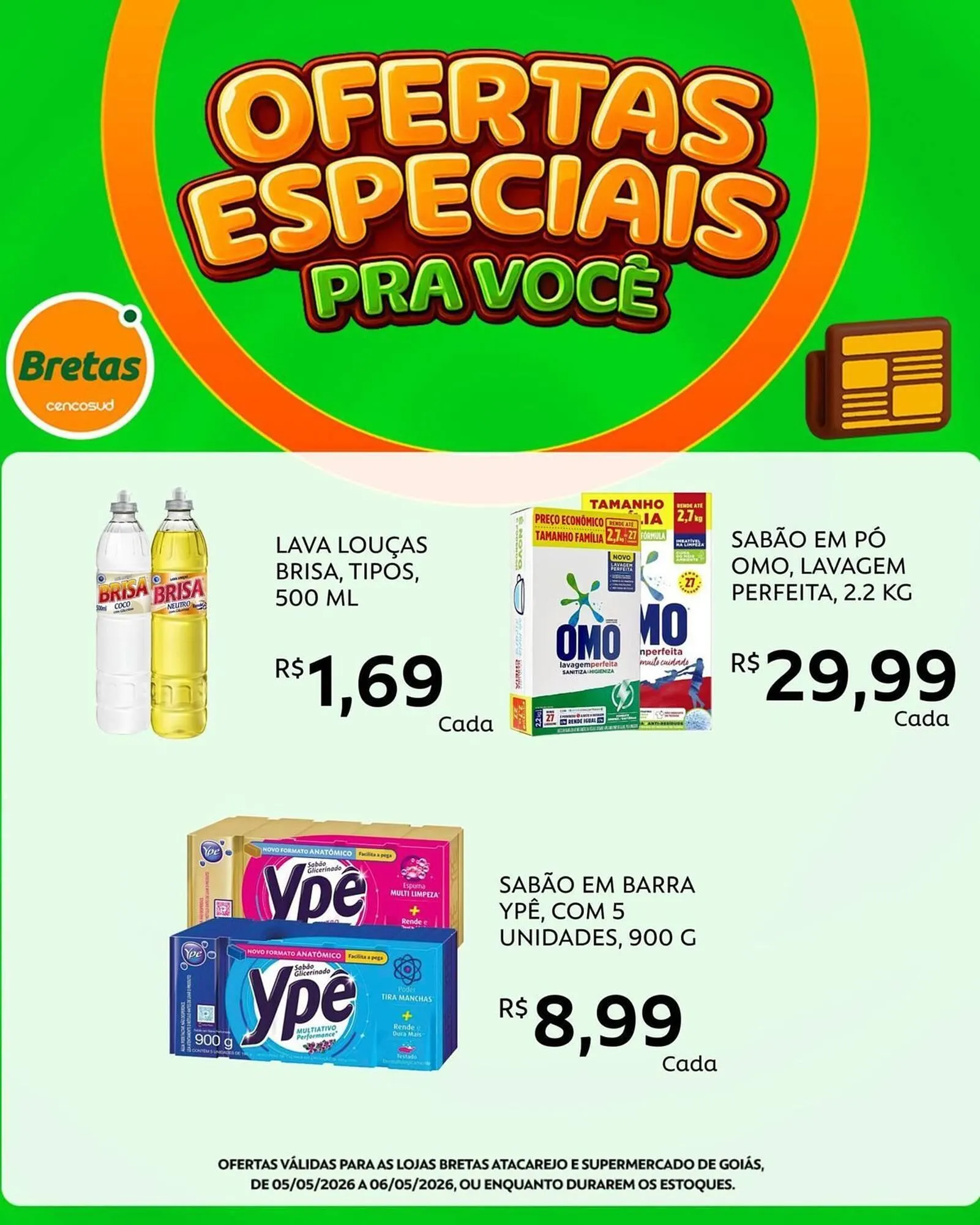 Encarte de Catálogo Supermercados Bretas 5 de maio até 6 de maio 2026 - Pagina 8