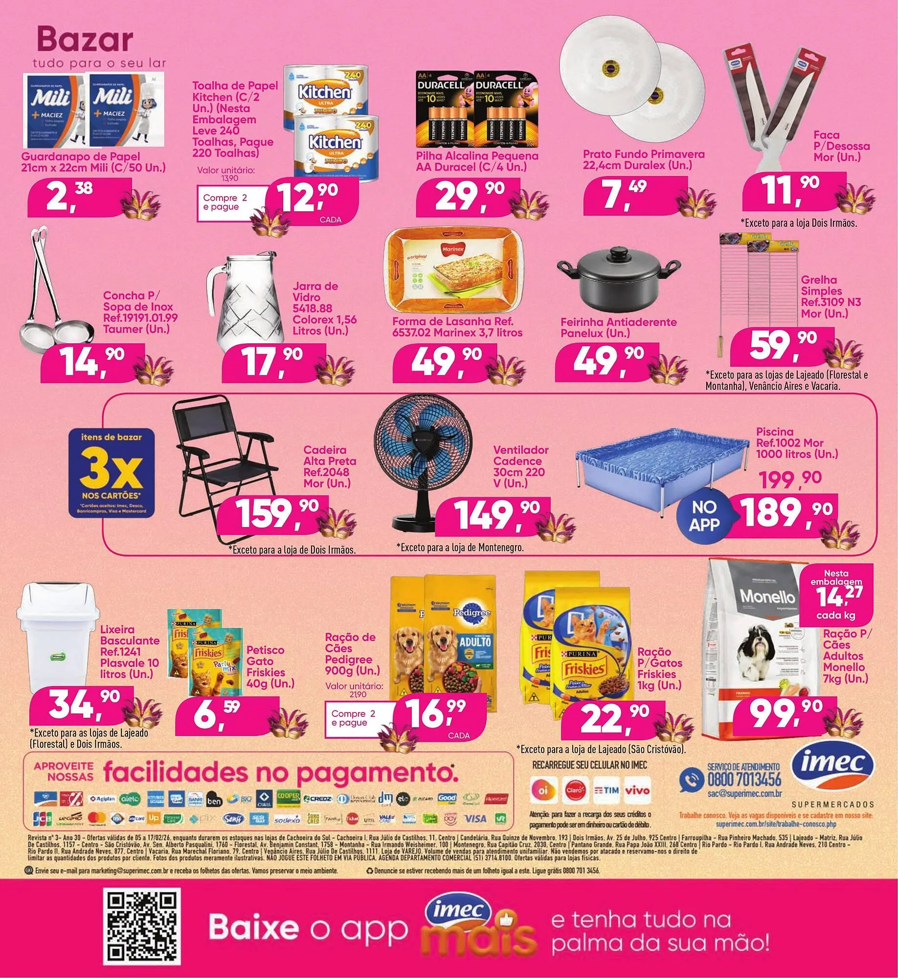 Encarte de Catálogo Imec Supermercados 6 de fevereiro até 17 de fevereiro 2026 - Pagina 16