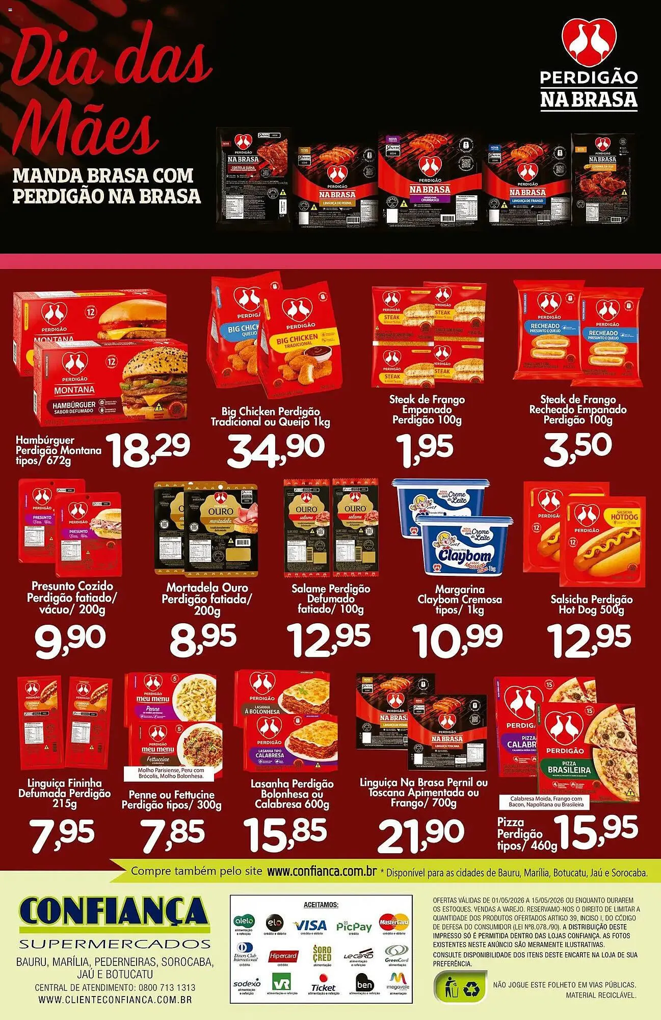 Encarte de Catálogo Confiança Supermercados 1 de maio até 15 de maio 2026 - Pagina 2