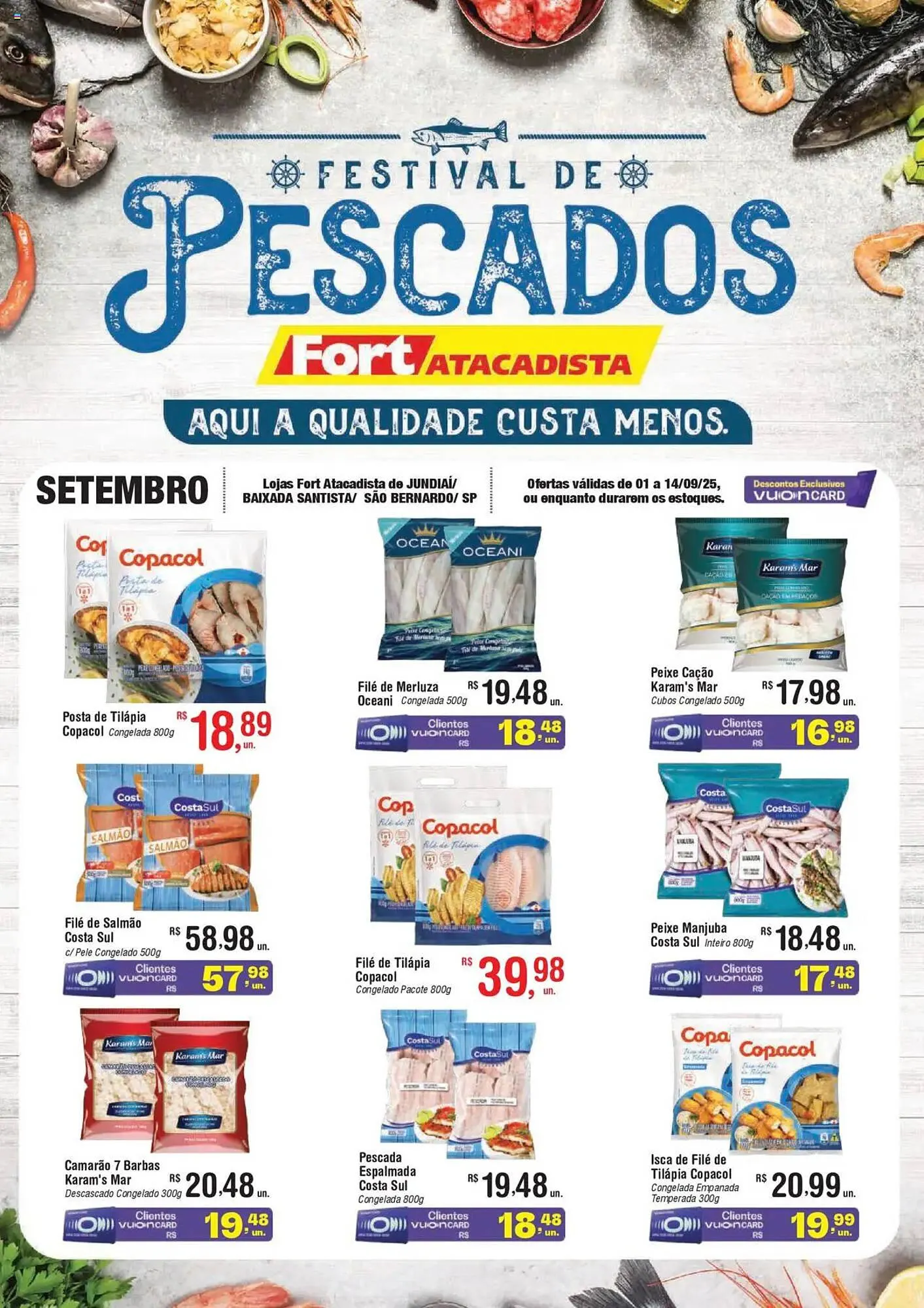 Encarte de Catálogo Fort Atacadista 1 de setembro até 14 de setembro 2025 - Pagina 1