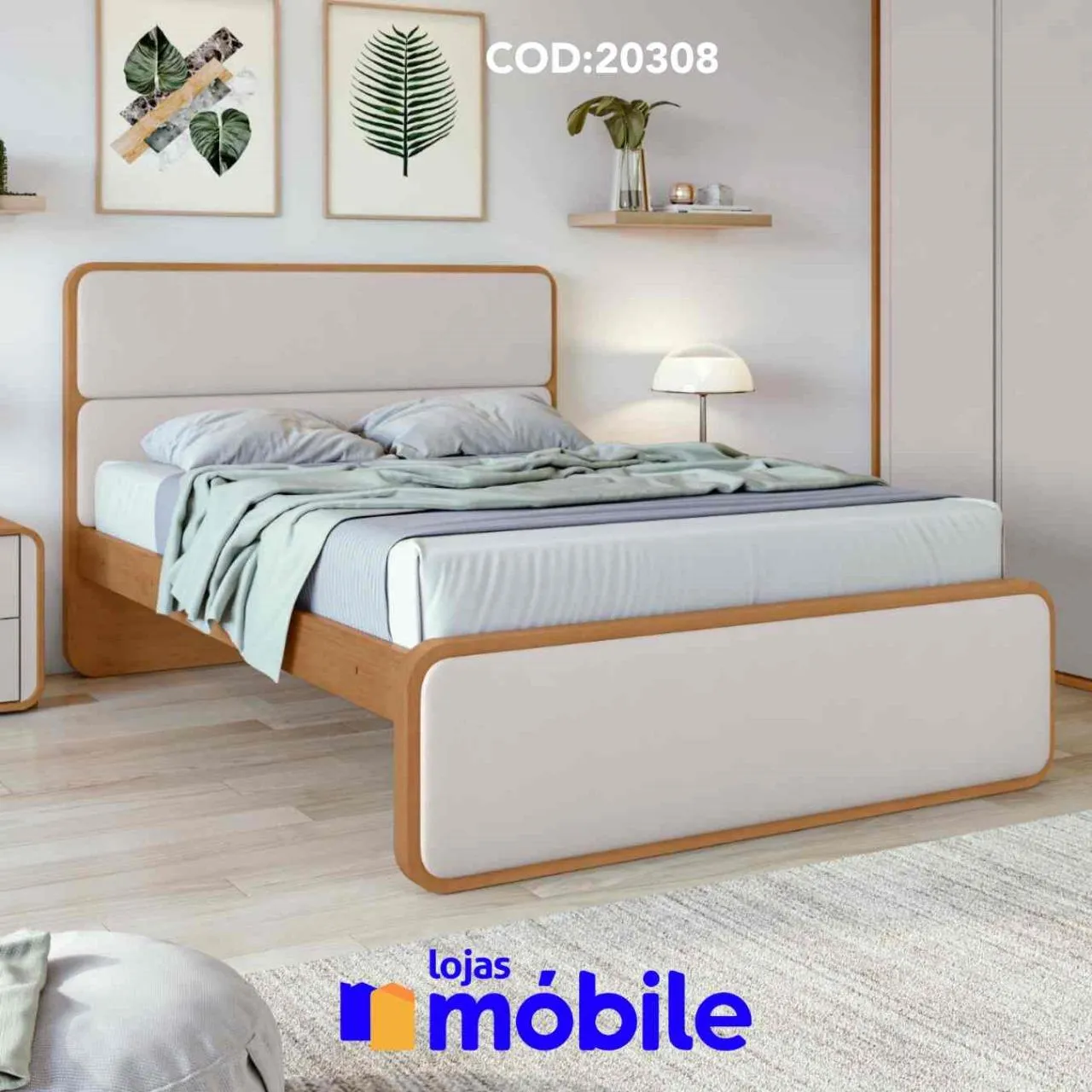 Cama de Casal Loop 1,40 (20308)