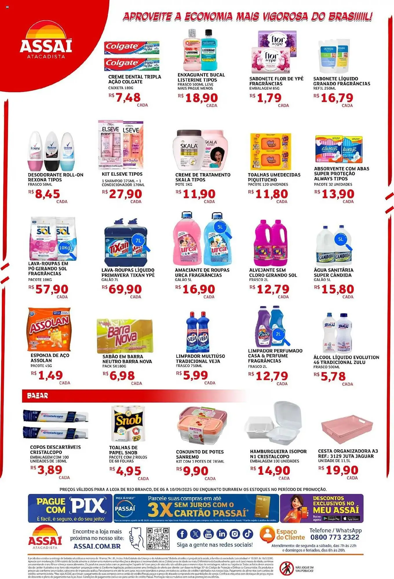 Encarte de Encarte Assaí Atacadista 6 de setembro até 11 de setembro 2025 - Pagina 4
