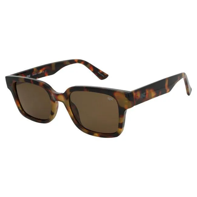 Óculos de sol Dnz, modelo 1 4085, cor Demi Marrom, tamanho 50