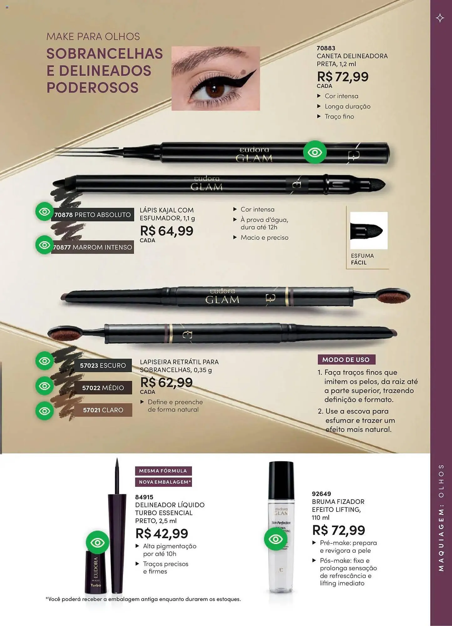 Encarte de Catálogo Eudora 11 de março até 10 de abril 2026 - Pagina 101