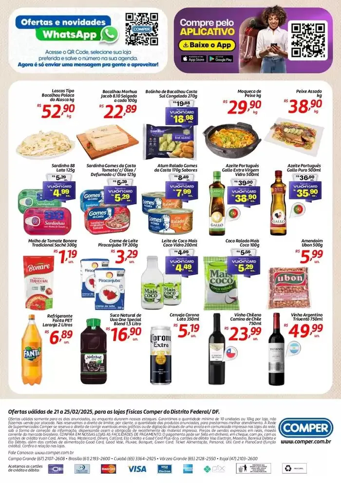 Encarte de Pescados Comper 3 de março até 16 de março 2025 - Pagina 2