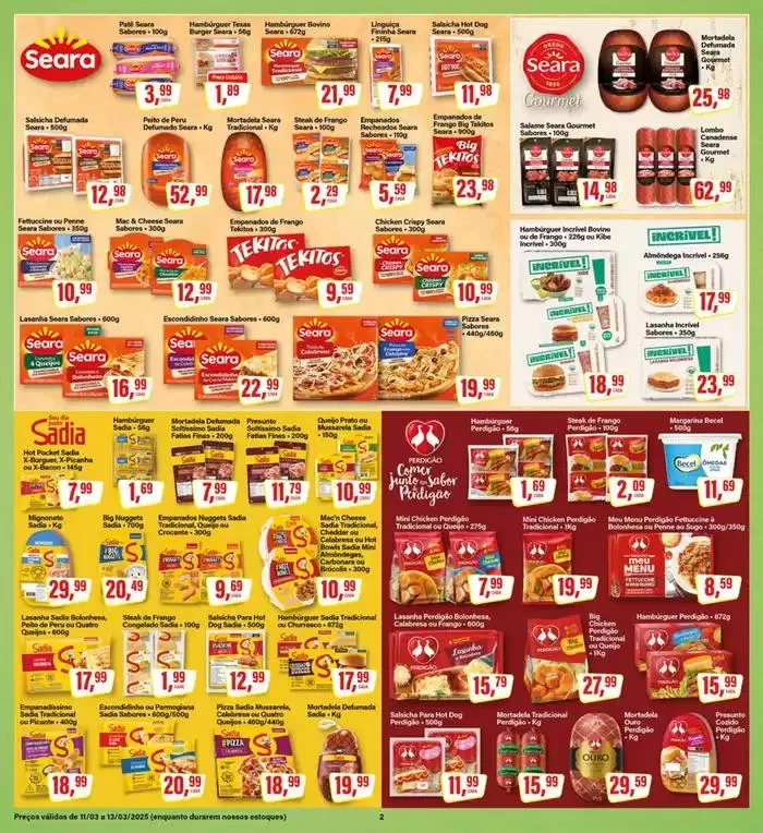 Encarte de Encarte Rede Supermarket 12 de março até 13 de março 2025 - Pagina 2