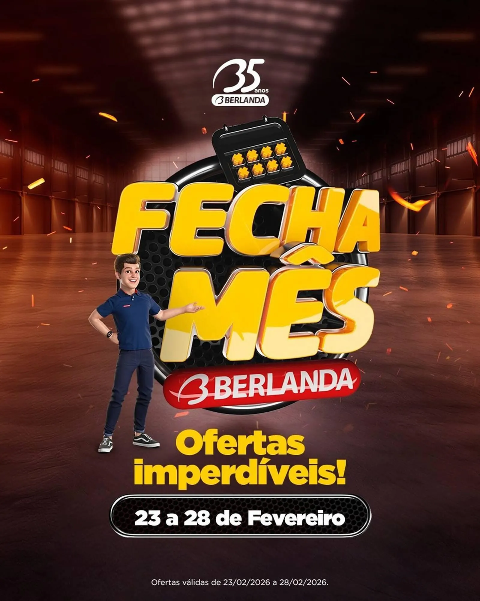 Encarte de Catálogo Berlanda 23 de fevereiro até 28 de fevereiro 2026 - Pagina 1