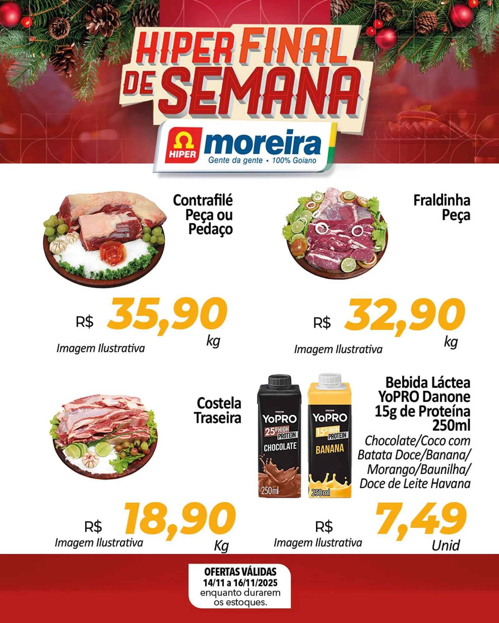 Encarte de Catálogo Hiper Moreira 14 de novembro até 16 de novembro 2025 - Pagina 1