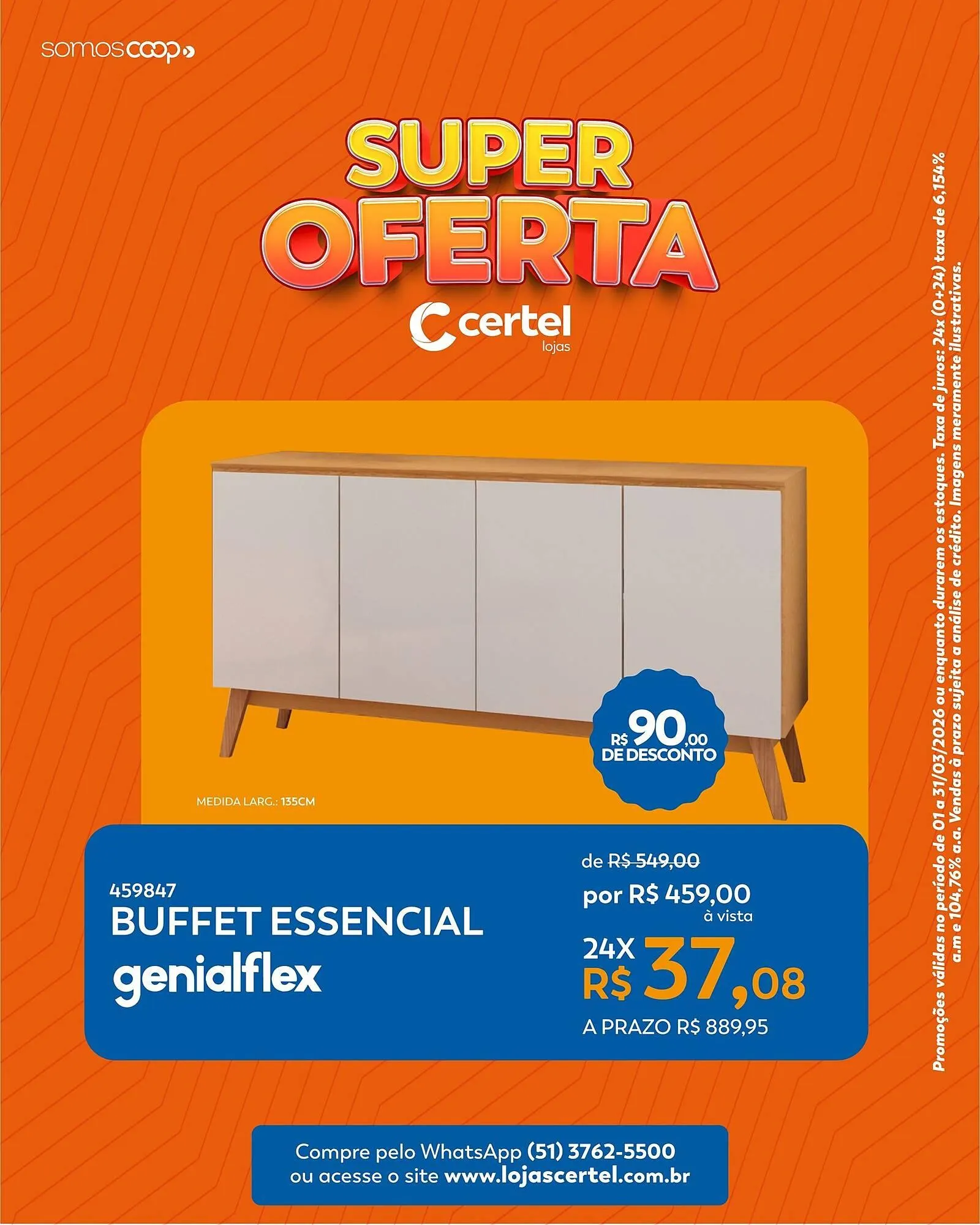 Encarte de Folheto Lojas Certel 14 de março até 31 de março 2026 - Pagina 4