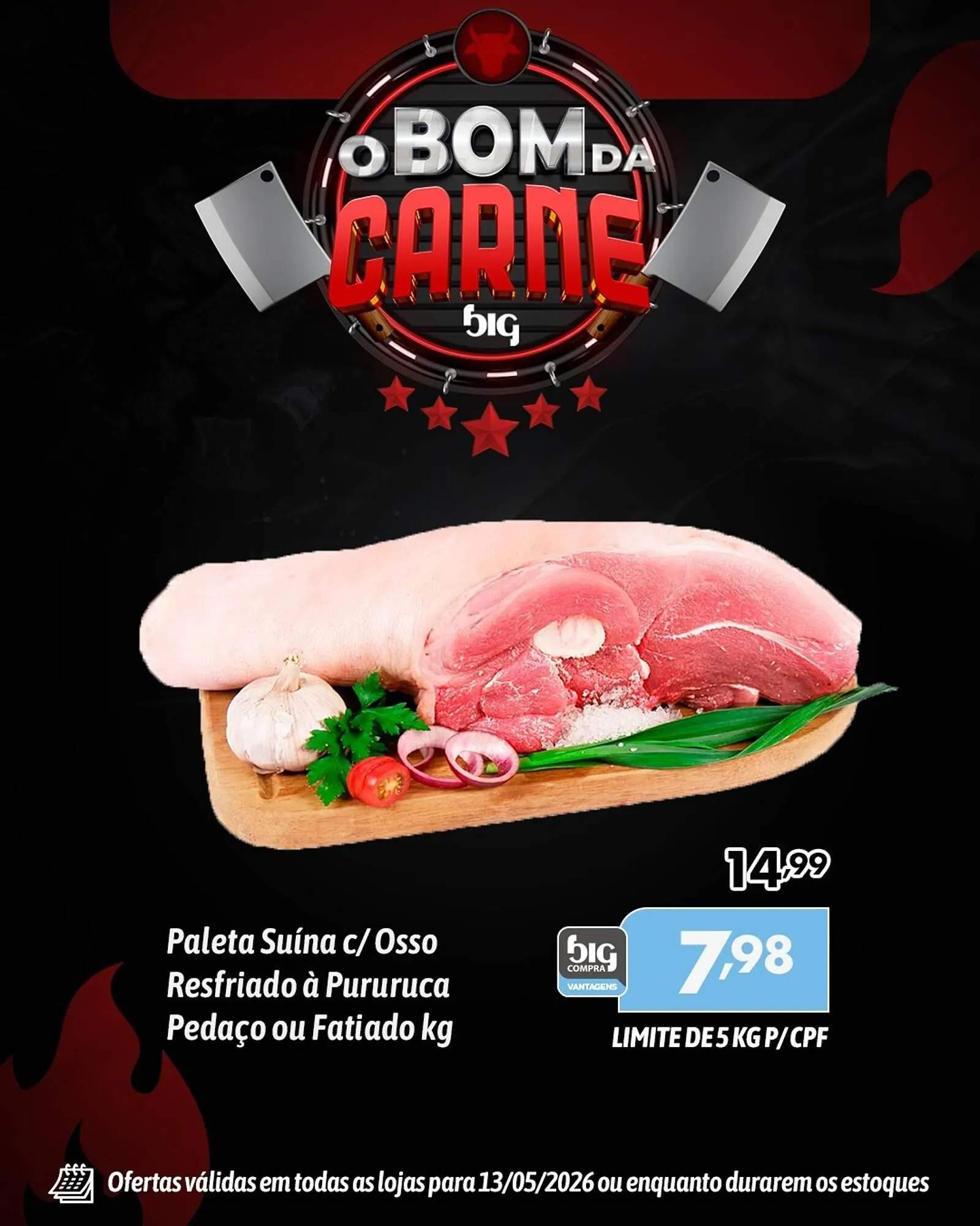 Encarte de Catálogo Supermercados Big Compra 12 de maio até 13 de maio 2026 - Pagina 1