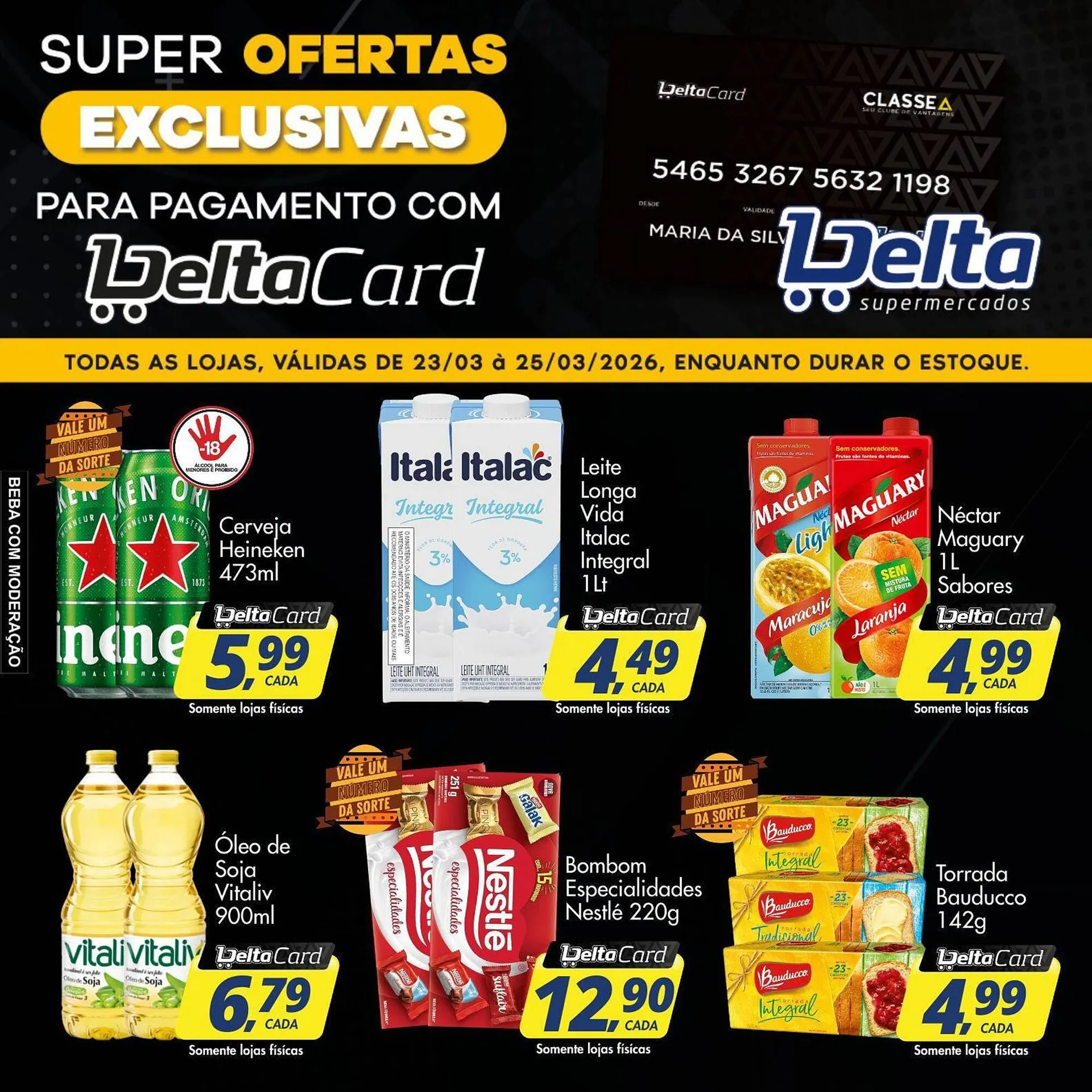 Encarte de Catálogo Delta Supermercados 23 de março até 26 de março 2026 - Pagina 1