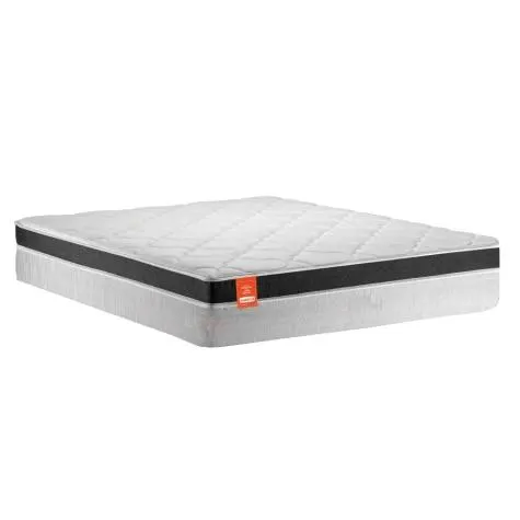 Colchão Casal Molas Ensacadas Real 138x188x27cm Cinza / Grafite - Suporta até 130Kg por Pessoa