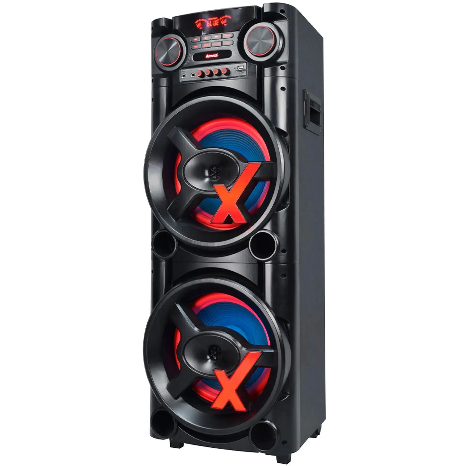 Caixa de Som Amplificada Amvox ACA 1900 New X Power X 1900W