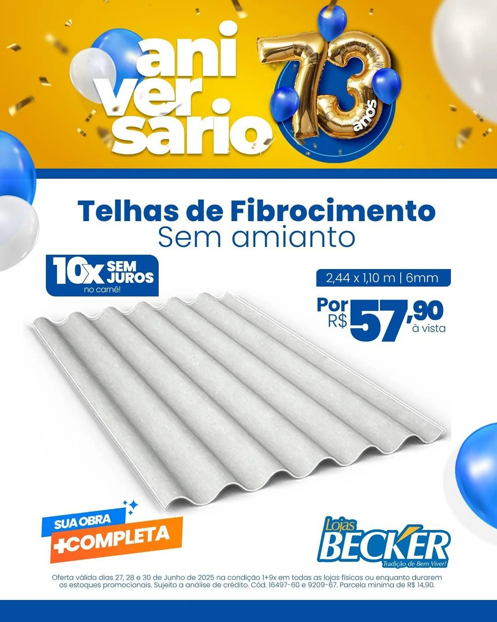 Encarte de Catálogo Lojas Becker 27 de junho até 30 de junho 2025 - Pagina 1