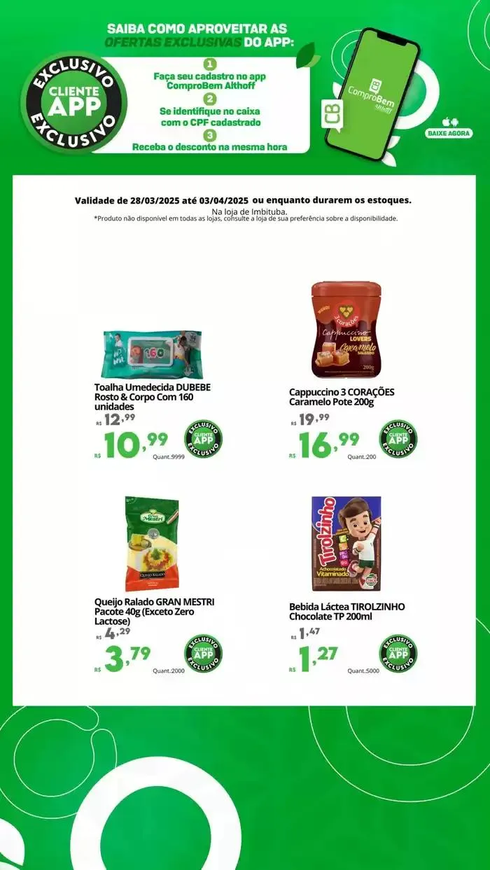 Encarte de Encarte Semanal - F01 (28/03 a 03/04). 28 de março até 3 de abril 2025 - Pagina 4