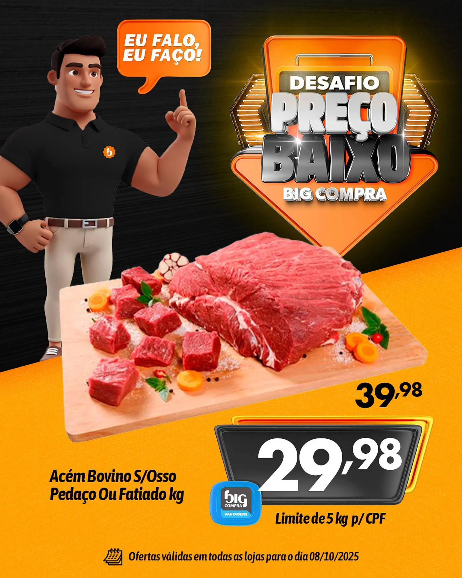 Encarte de Catálogo Supermercados Big Compra 8 de outubro até 8 de outubro 2025 - Pagina 1