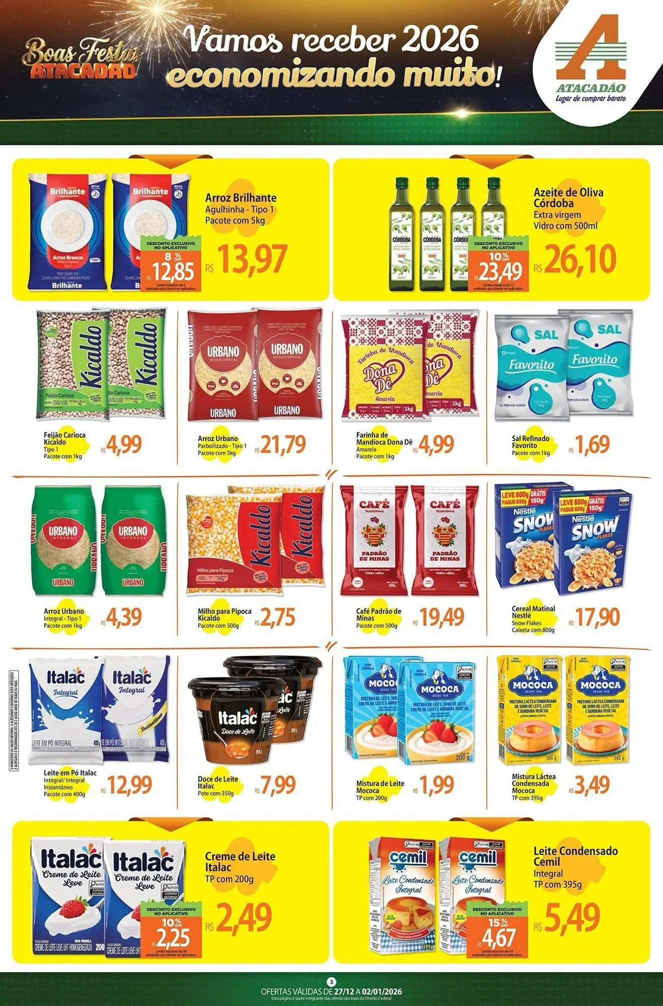 Encarte de Folheto Atacadão 29 de dezembro até 2 de janeiro 2026 - Pagina 3
