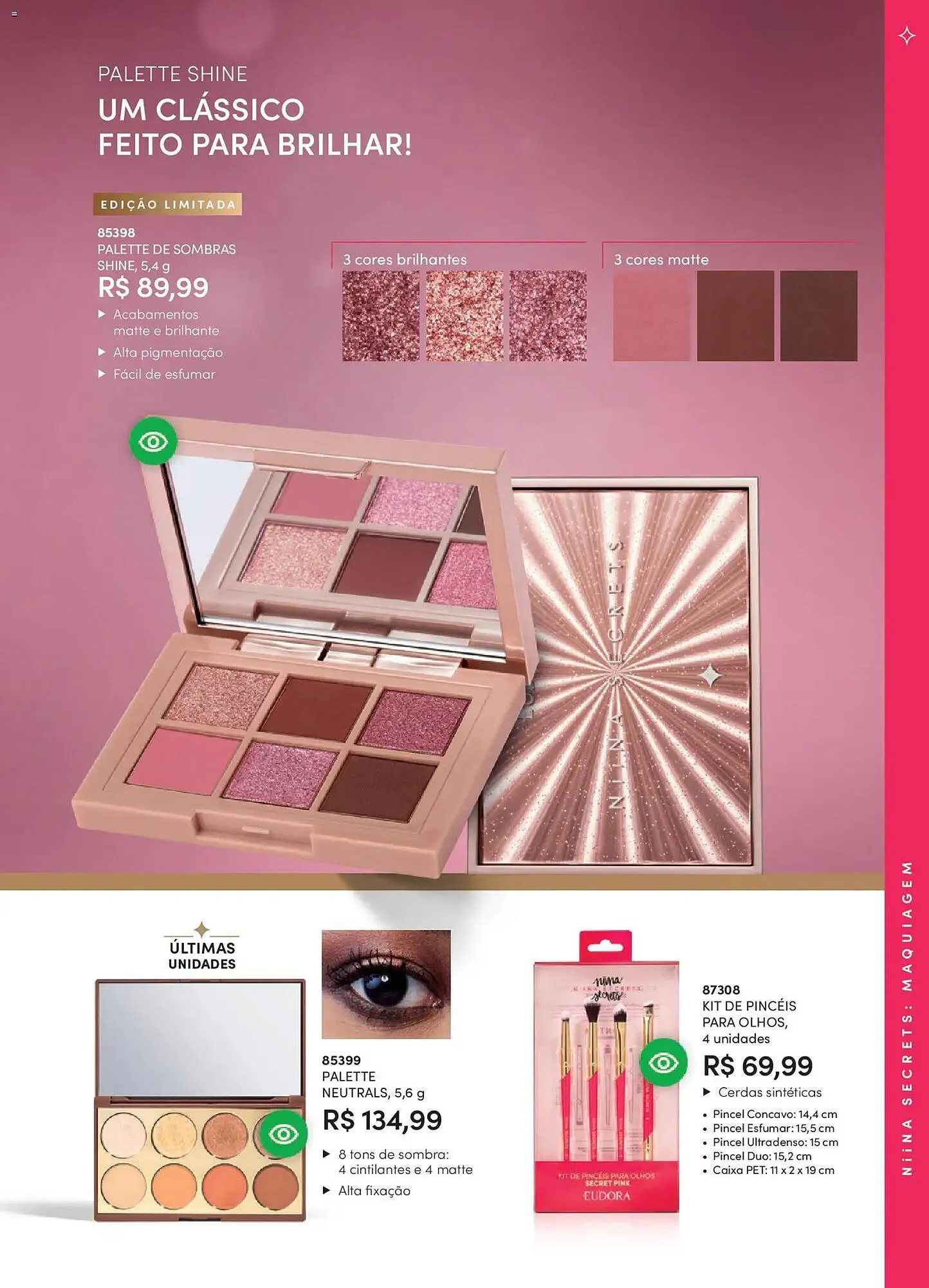 Encarte de Catálogo Eudora 19 de fevereiro até 19 de março 2026 - Pagina 69