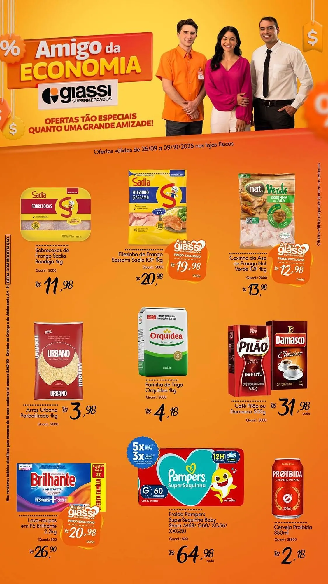 Encarte de Encarte Giassi Supermercados 26 de setembro até 9 de outubro 2025 - Pagina 1