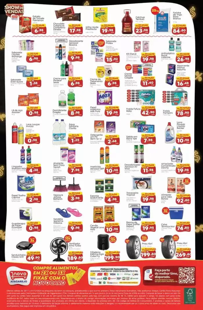 Encarte de Encarte Novo Atacarejo 28 de novembro até 1 de dezembro 2024 - Pagina 4