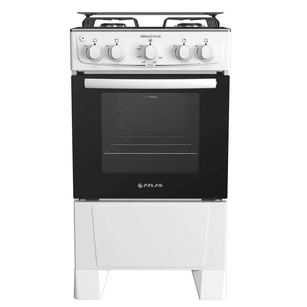 Fogão De Piso 4 Bocas Atlas Mônaco Plus - Bivolt
