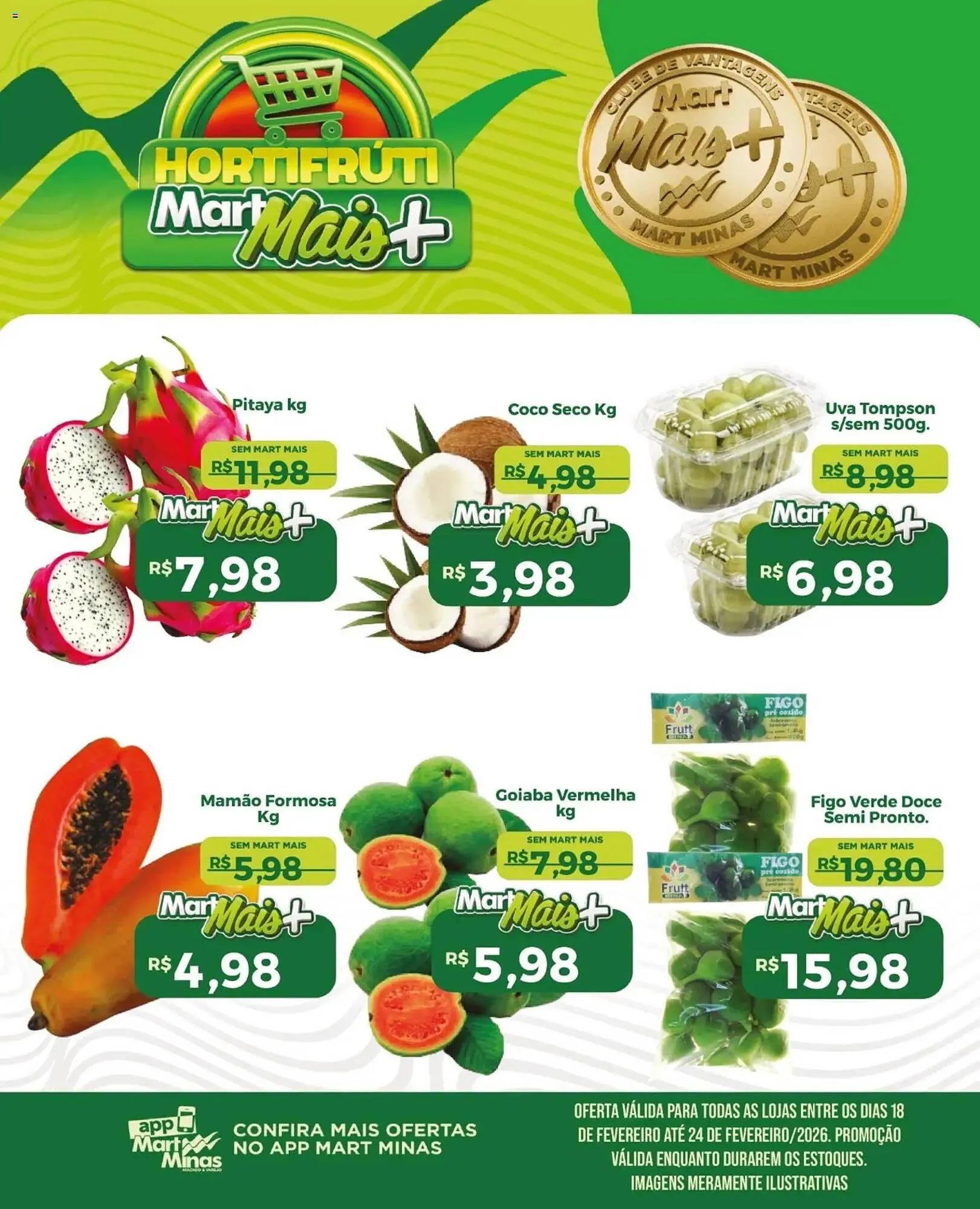 Encarte de Folheto Mart Minas 18 de fevereiro até 25 de fevereiro 2026 - Pagina 1