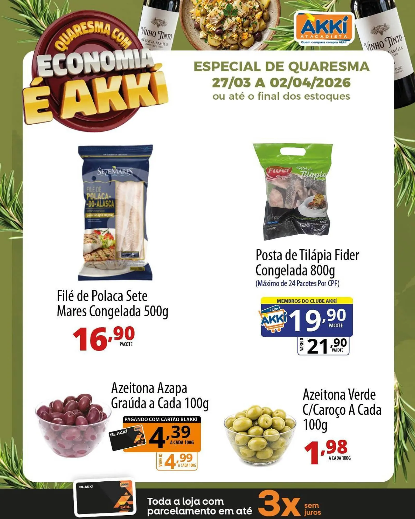 Encarte de Folheto Akki Atacadista 27 de março até 2 de abril 2026 - Pagina 3