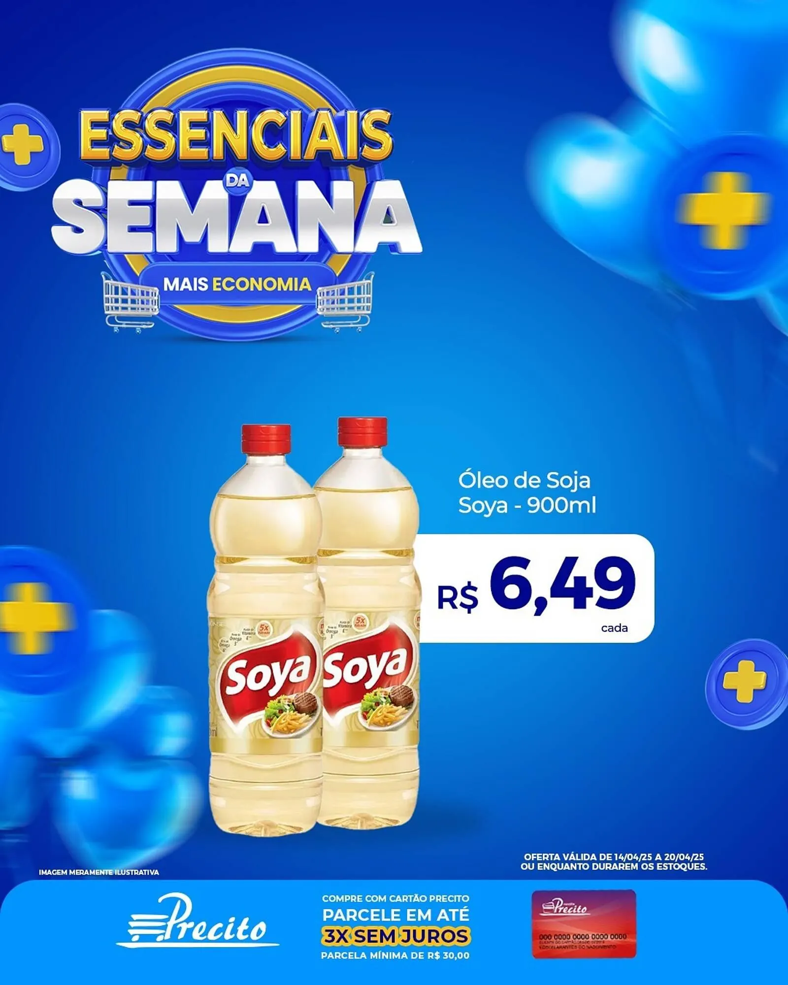 Encarte de Catálogo Supermercado Precito 14 de abril até 20 de abril 2025 - Pagina 1