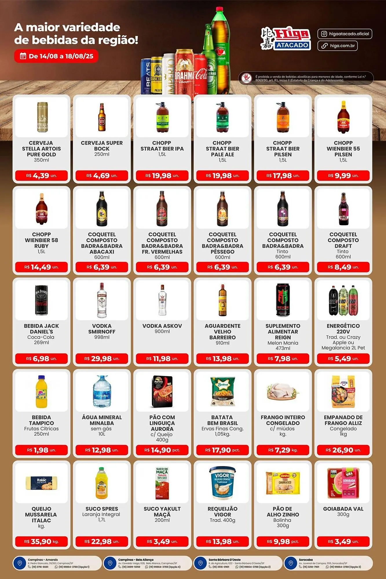 Encarte de Catálogo Higa Atacado 14 de agosto até 18 de agosto 2025 - Pagina 3