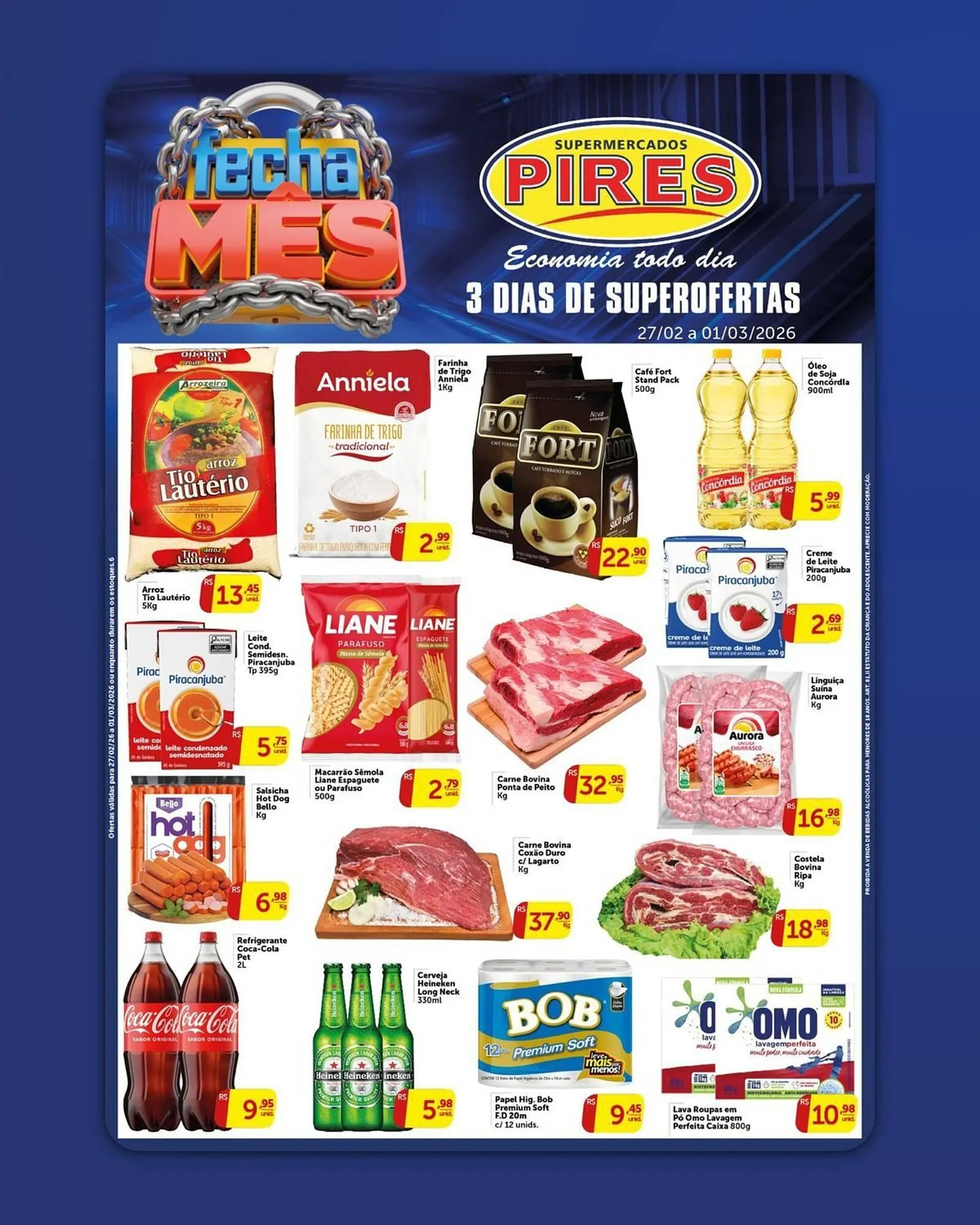 Encarte de Tabloide Pires 27 de fevereiro até 1 de março 2026 - Pagina 1