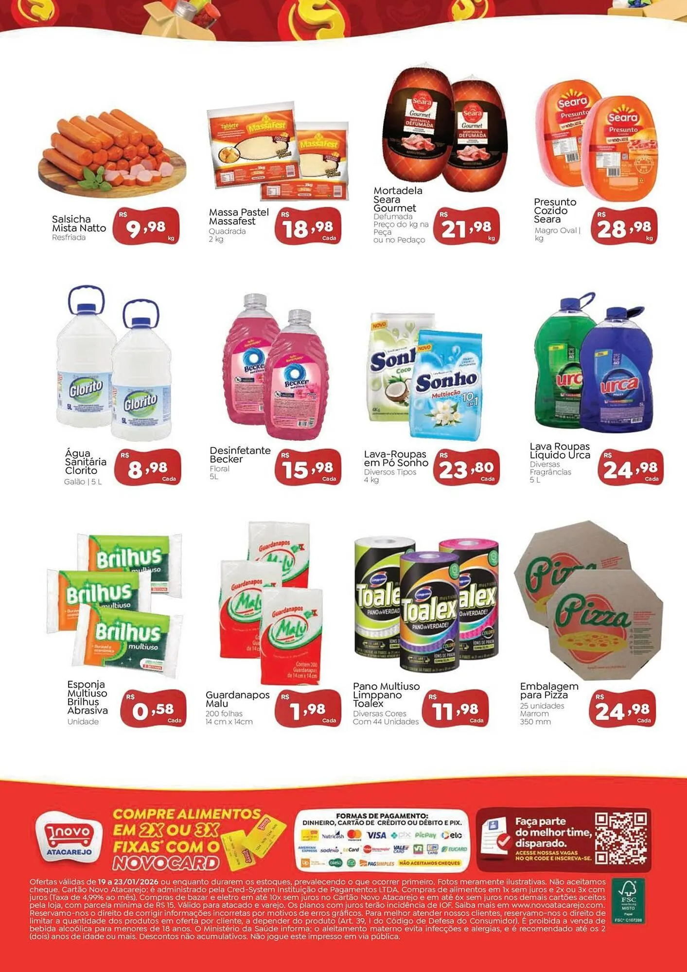 Encarte de Folheto Novo Atacarejo 19 de janeiro até 23 de janeiro 2026 - Pagina 2