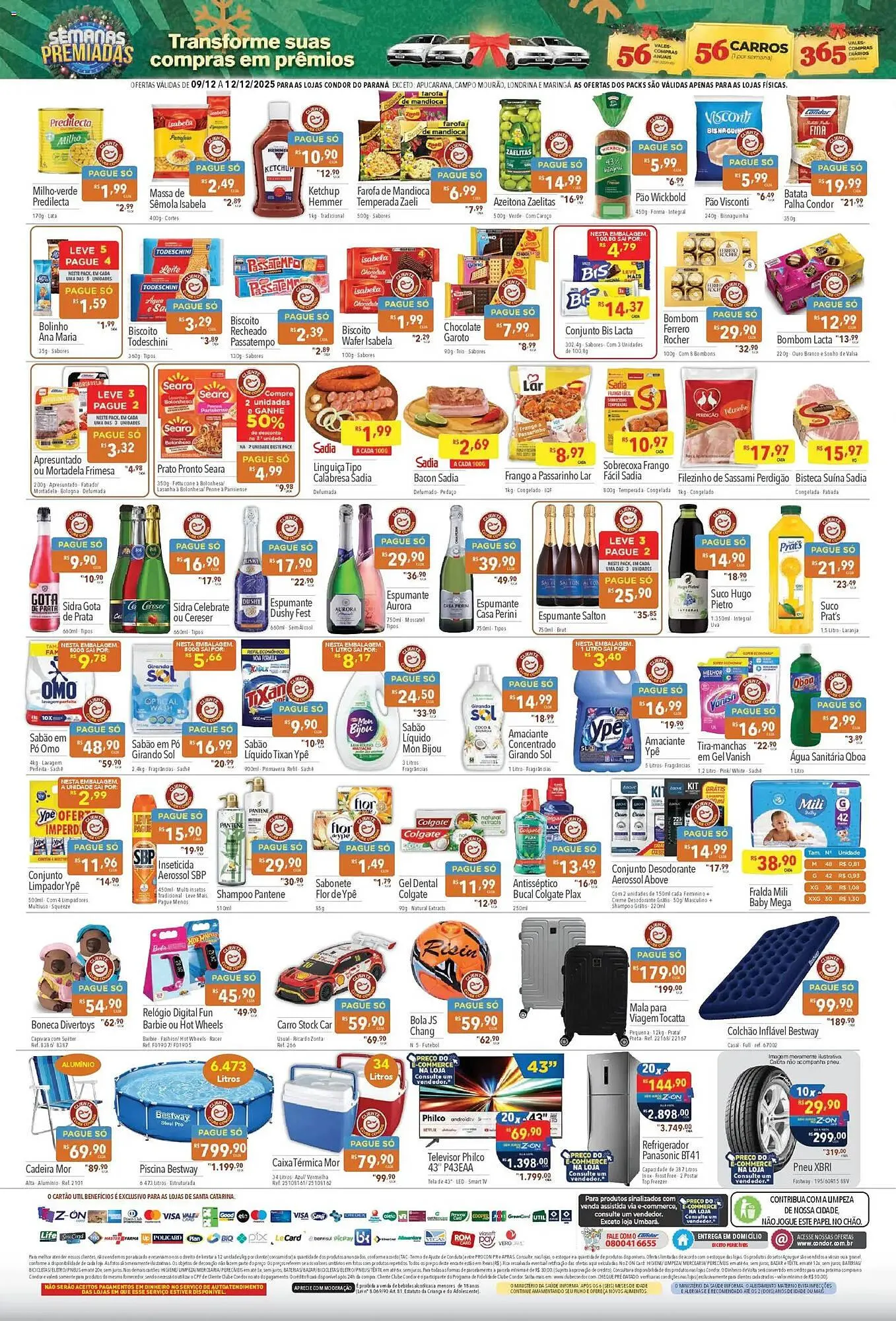 Encarte de Catálogo Supermercados Condor 9 de dezembro até 13 de dezembro 2025 - Pagina 2