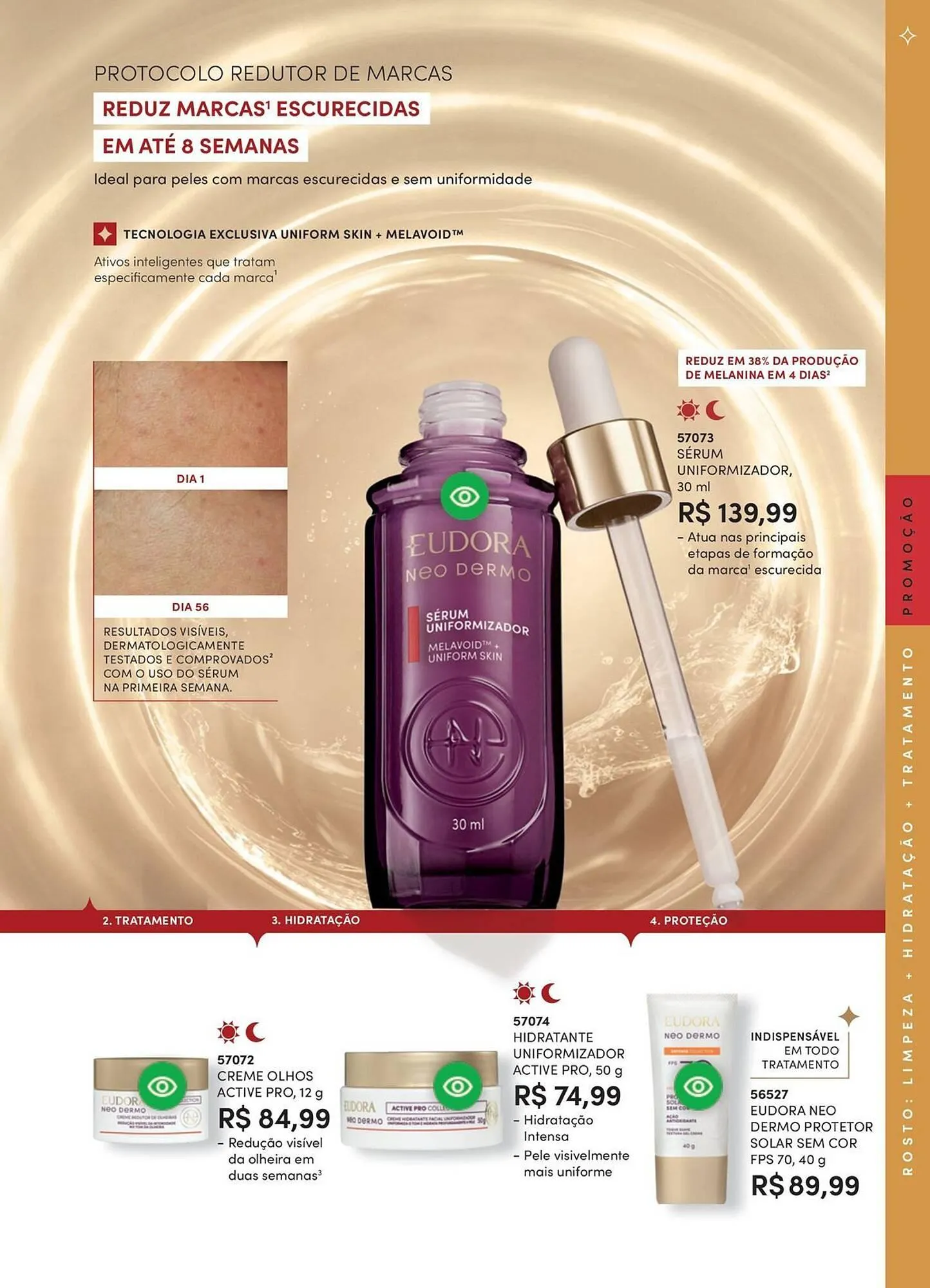 Encarte de Catálogo Eudora 1 de abril até 1 de maio 2026 - Pagina 47