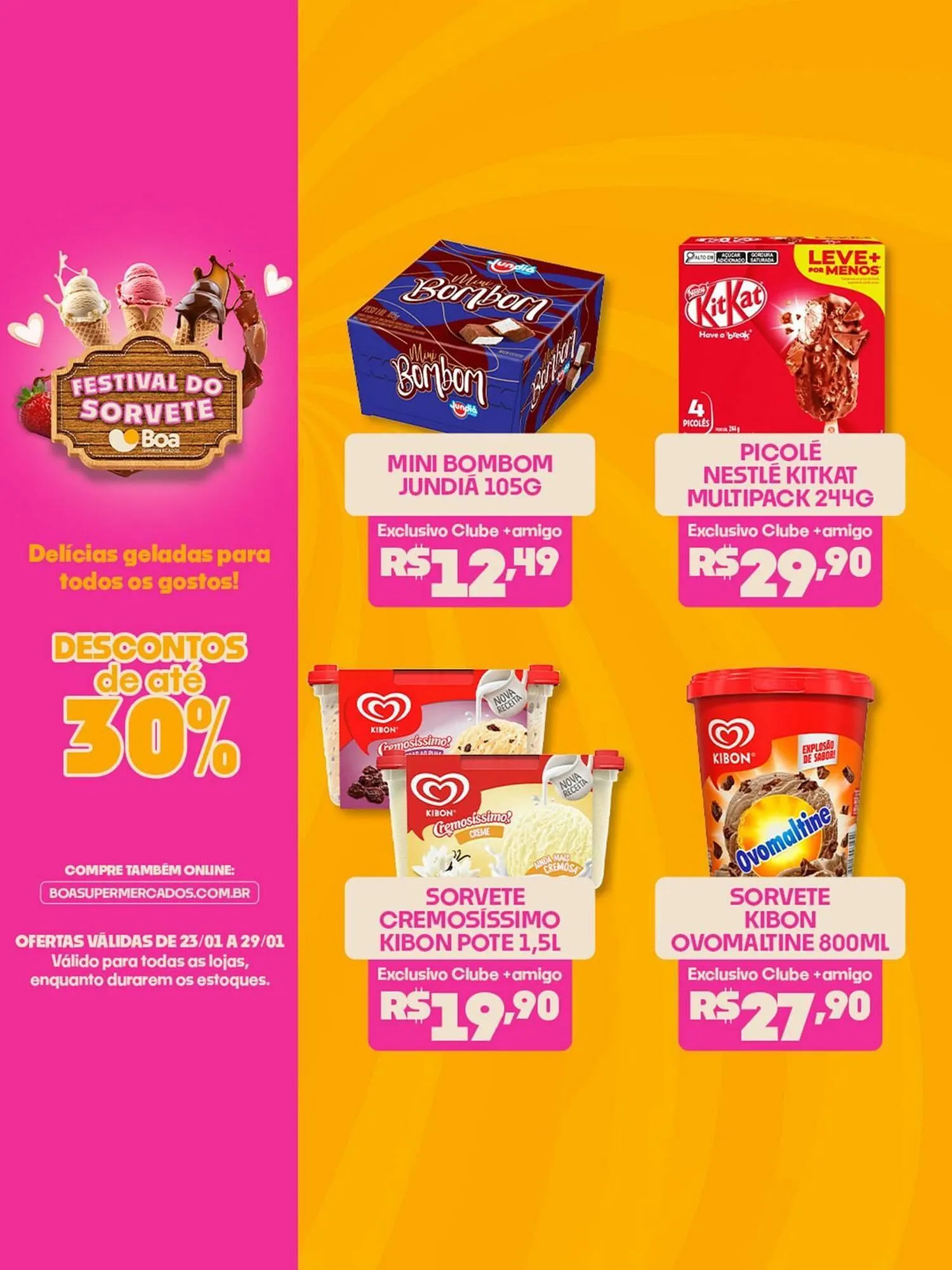 Encarte de Tabloide Boa Supermercados 23 de janeiro até 29 de janeiro 2026 - Pagina 10